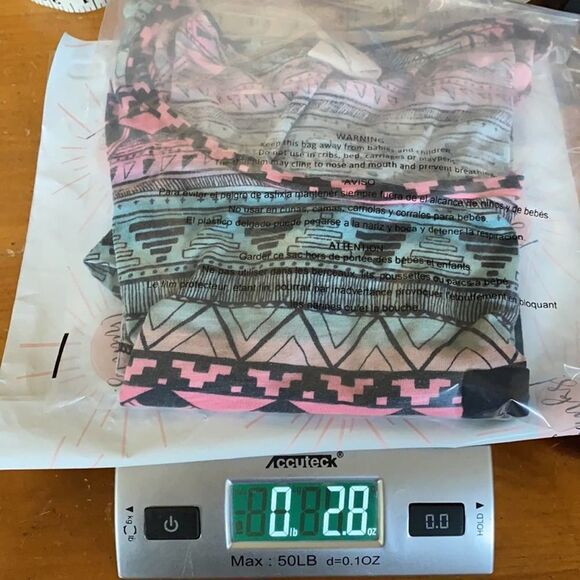 PINK Victoria's Secret Aztec Tribal Pink Blue/Pink Ombre Pocket Tank XS - Picture 9 of 9